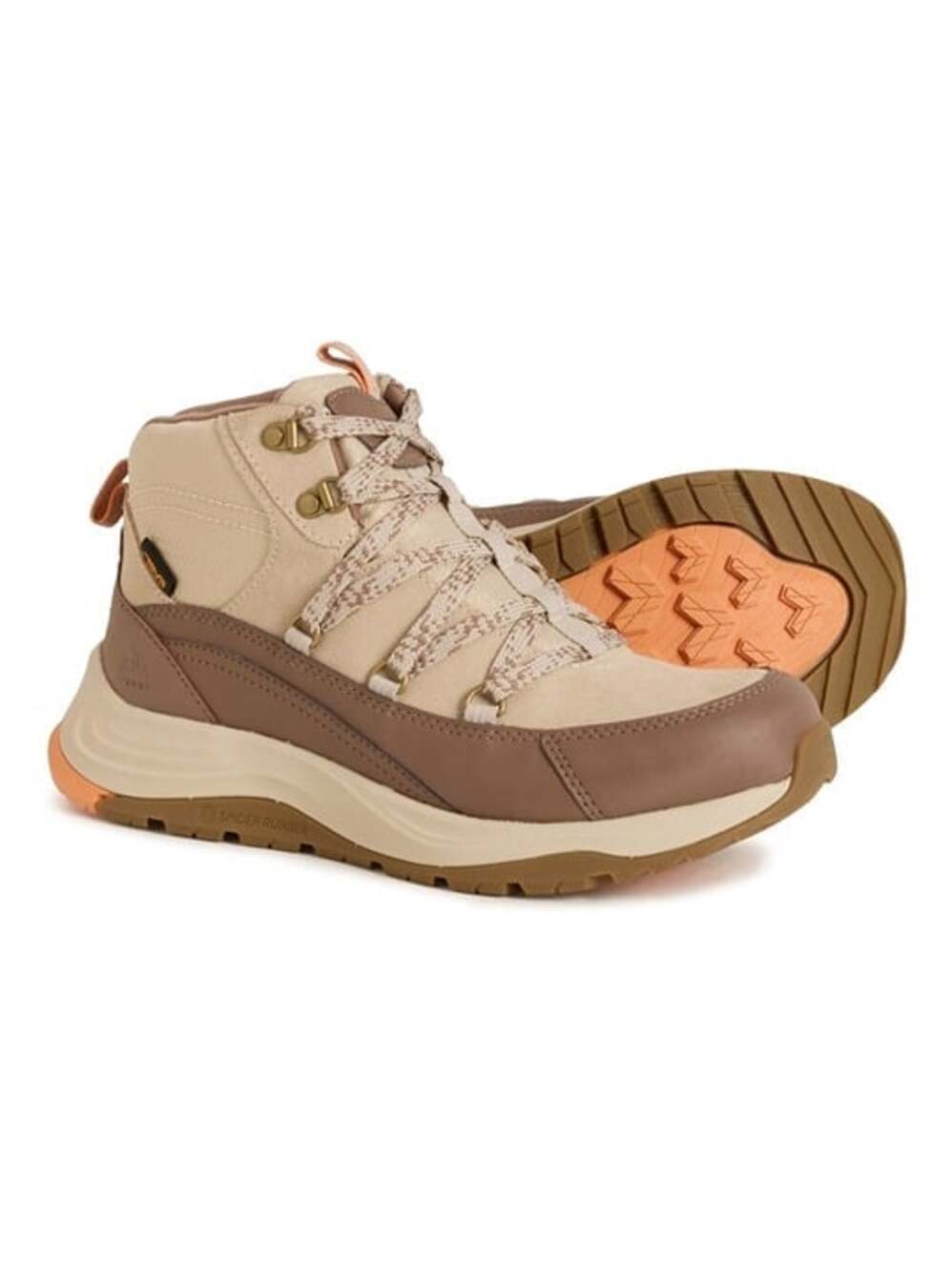 Teva Womens Auroris Waterproof Hiking Boot Feather Grey/Acorn Size 6.5 MSRP $180